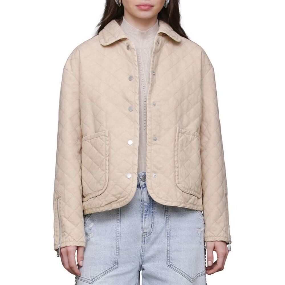 Avec Les Filles Cream Utility Jacket